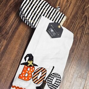 Max Studio 4 piece Striped Kitchen Towel & Mini Oven Mitt Set